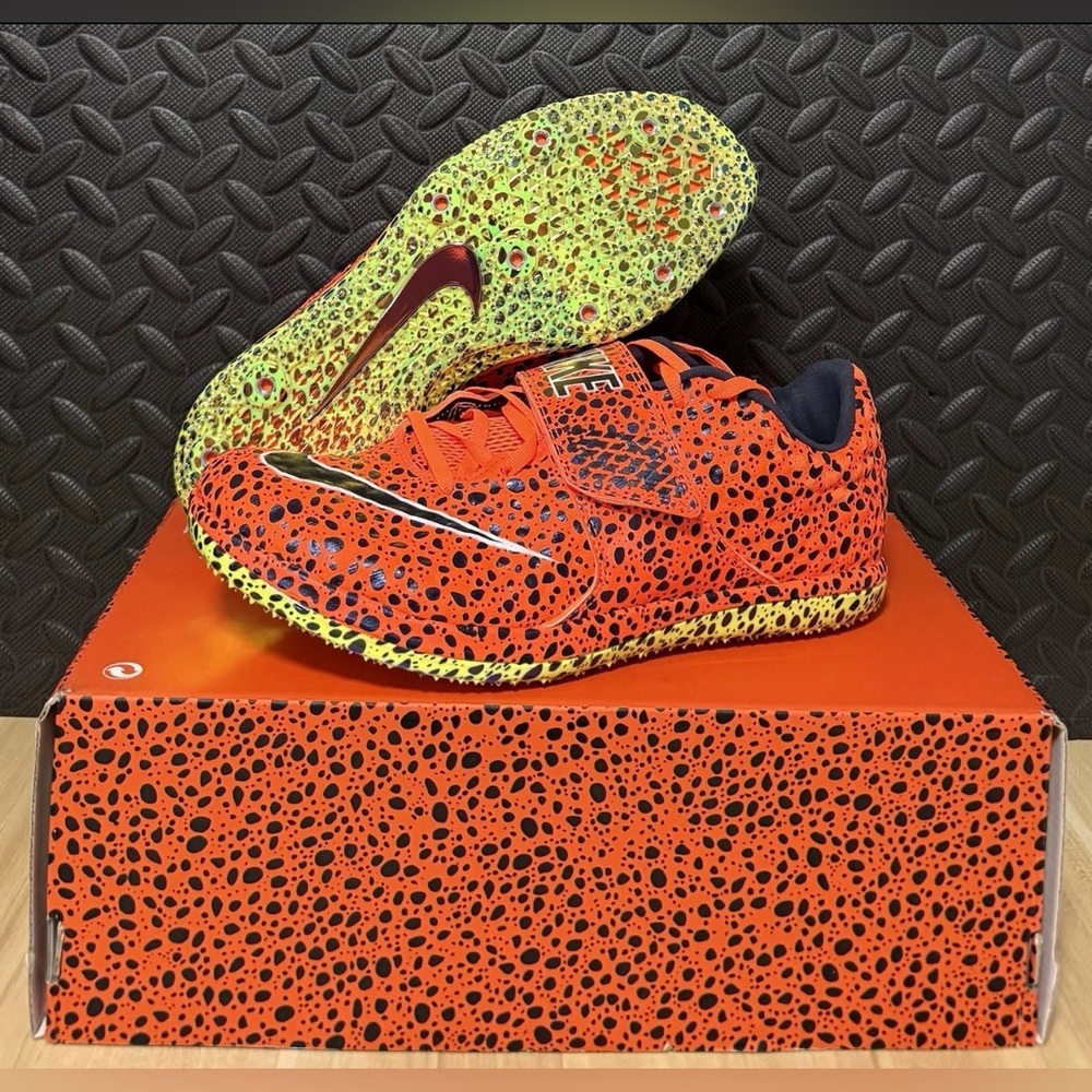 Nike Zoom HJ Elite High Jump Track Spikes Kim Jones Electric Pack Mens Size 8